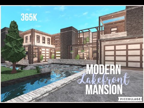 Modern Hillside Mansion Bloxburg No Advanced Placing