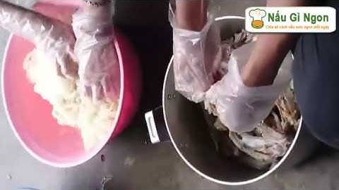 Gỏi gà thân cây chuối ngon lạ, khó quên | Phát Vũ Vlog