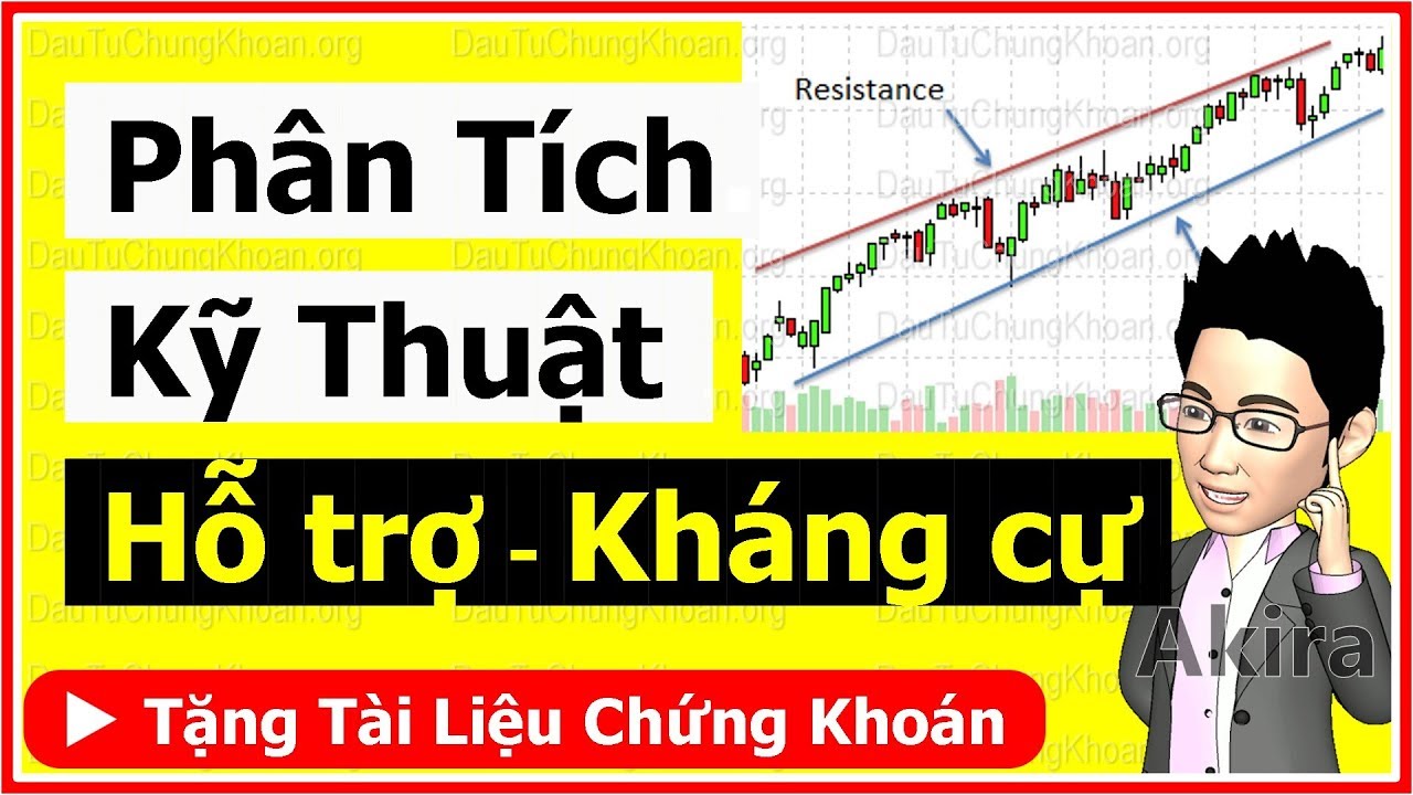 Học phân tích chứng khoán | Học Phân Tích Kỹ Thuật P1 | Hỗ trợ và kháng cự là gì? Cách xác định và vẽ đường HT (ngưỡng vùng)