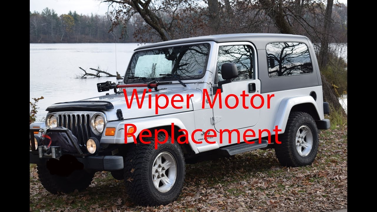 Replacing a Windshield Wiper Motor on Jeep Wrangler TJ - YouTube