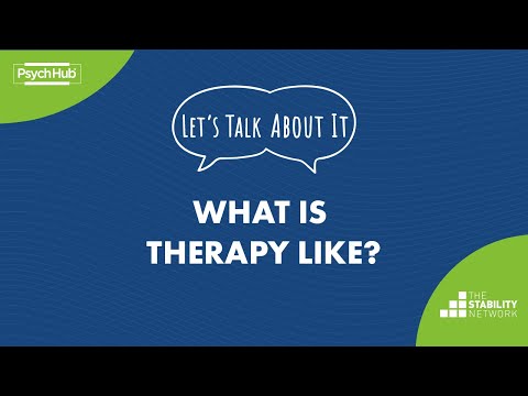 #LetsTalkAboutIt - What is Therapy Like? thumbnail