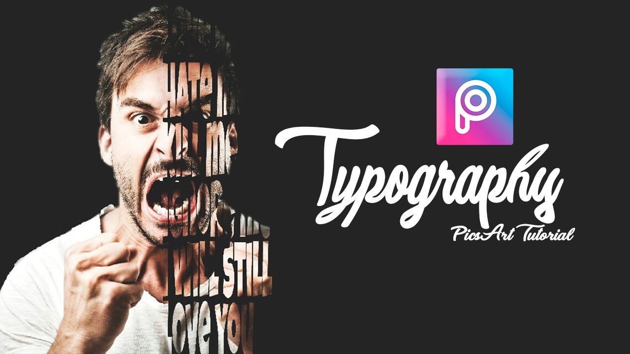 Typography face transformation Android Tutorial |Manipulation Clan 2017