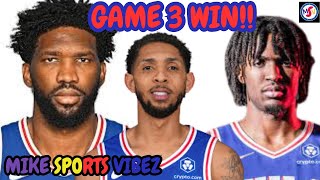 The 76ers WIN GAME 3 Against The Knicks!!! Joel Embiid SCORED 50 Points!!!