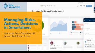 Webinar | How to Manage Risks, Actions, & Decisions in Smartsheet