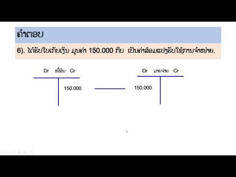 ຄວາມ​ຮູ້​ກ່ຽວ​ກັບ​ການ​ບັນ​ຊີ​ຄູ່ ຕອນ​ທີ 2