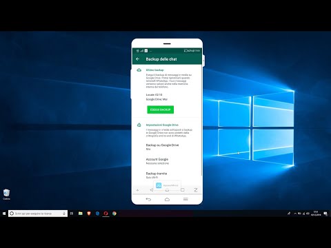Video Guide - Come Salvare Chat, Messaggi e Foto di Whatsapp con un Backup