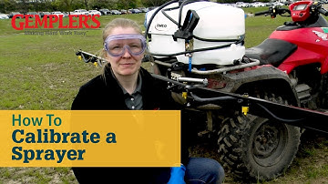 How to Calibrate a Sprayer | Sprayer Tips from GEMPLER