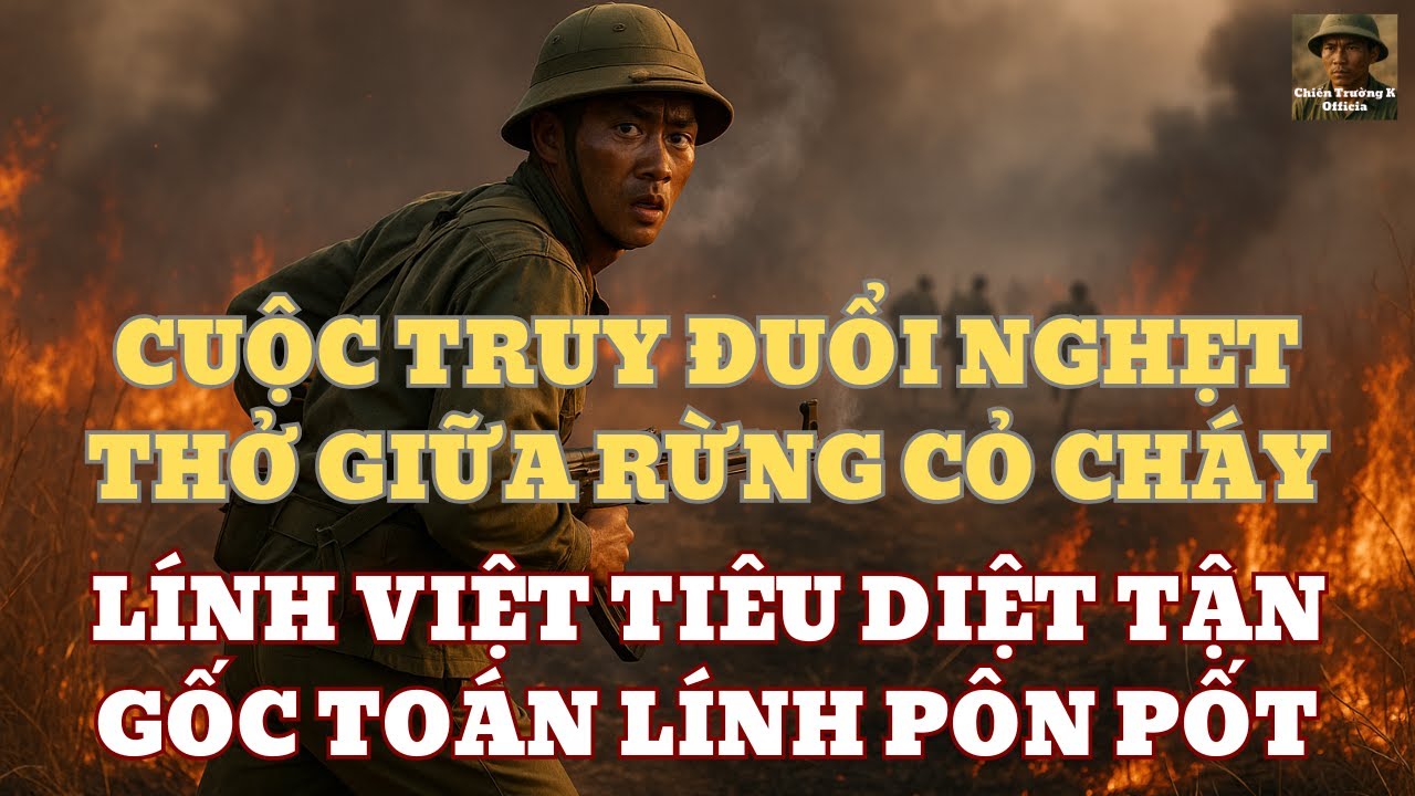 Trận Chiến KHỐC LIỆT Trong Rừng CỎ CHÁY - Lính Việt DIỆT TẬN GỐC Toán Lính Pôn Pốt | Chiến Trường K
