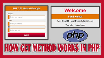How GET Method Works in PHP  | How To Show Submitted Form Data On Page By GET Method | Learn PHP