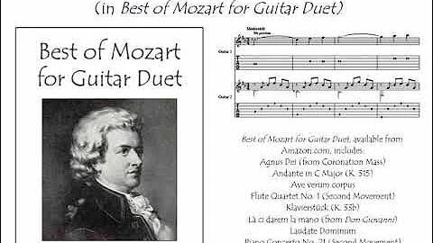 Best of Mozart for Guitar Duet