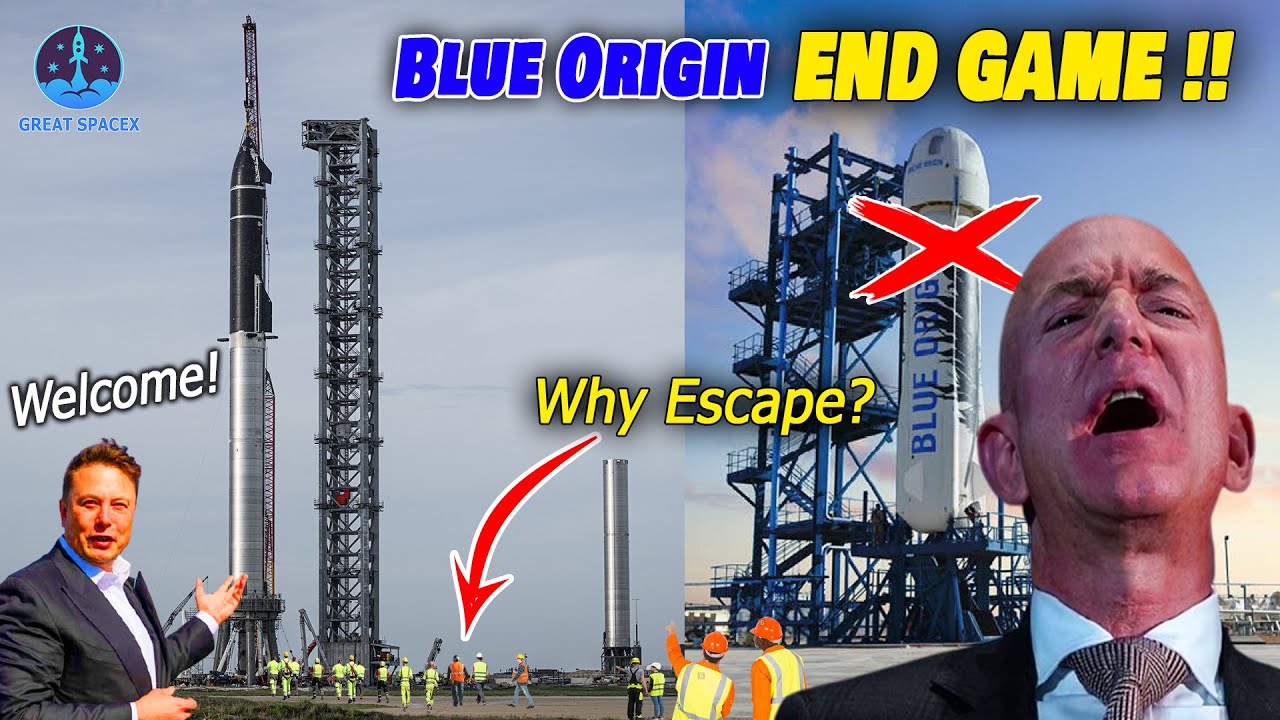 Blue Origin END GAME!! Top GENIUS Engineers Escape Jeff Bezos to Join up SpaceX & Elon Musk | August 24, 2021 | Great SpaceX