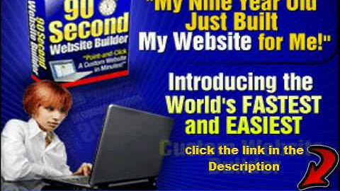 Easy Website Builder -  Drop and Drag Website Builder is 90 Second Website Builder
