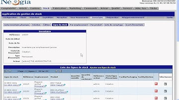 Neogia Open Source ERP/CRM solution : new facility creation process