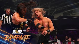 Hangman vs Cole in a Texas Death Match for the AEW World Championship | AEW Rampage, 4/15/22 screenshot 3