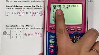 Precalc 8.5 Basic Cryptography Wealth