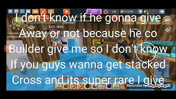 I got stack cross in sky block!!!!!!!!(SUPER RARE CROSS)