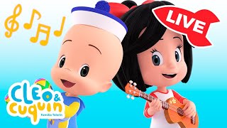 DIRECTO  Canciones infantiles de Cleo y Cuquín  Música para niños sin parar