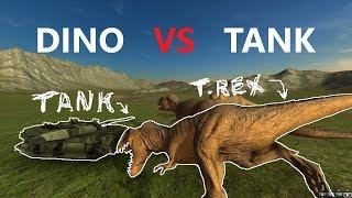 TANK vs DINOSAUR |  Beast Battle Simulator