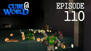 Cube World - 110 - Caving and Castle Smashing - RPG Alpha Gameplay LP (Warrior)