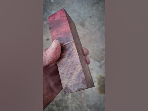 стабилизированное дерево для рукоятей ножей. - YouTube