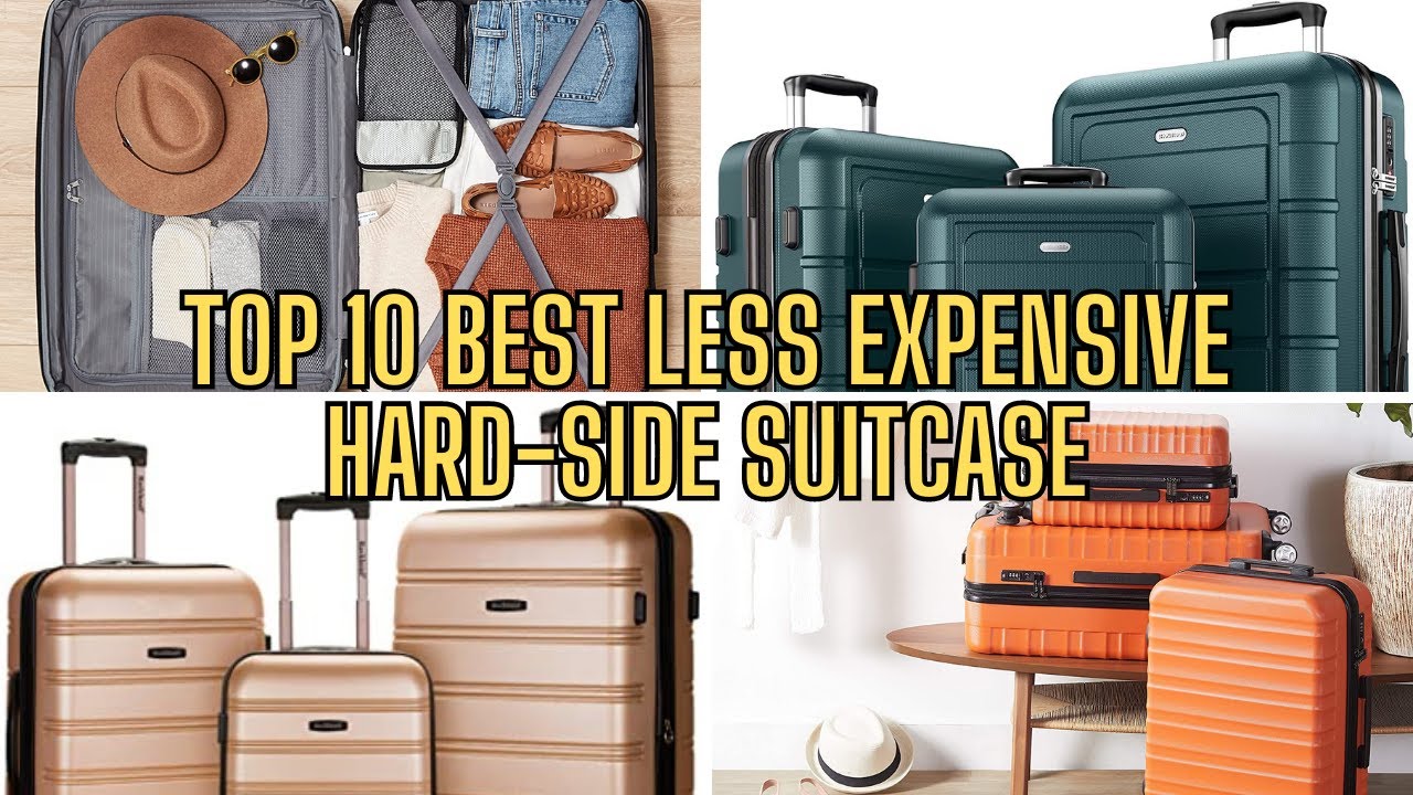 Top 10 Best less expensive hard side suitcase USA 2023 - YouTube