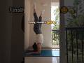 First elbow stand, fear and all💪🤩 No wall support 🥺 #elbowstand #armstrength #armbalance #yt