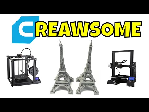 Creawsome on Cura 4.1 using Creality Ender 3 and Ender 5