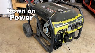 Ryobi Generator Down on Power  Horsepower?