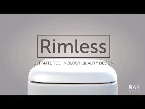 RAK Ceramics Rimless. The ultimate technology for your bathroom.