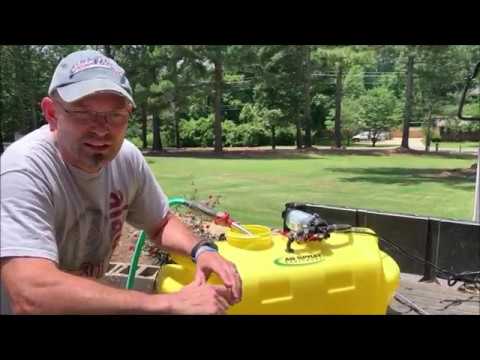 Spraying Roundup Around Our Property & Sprayer Overview (4)