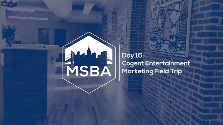 Day 16 - MSBA 2018: Cogent Entertainment Marketing...