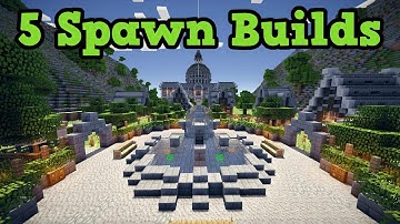 Minecraft Xbox 360 / PS3 5 Builds For Spawn Area