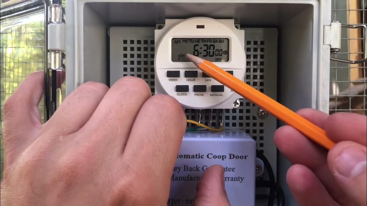 JVR Timer Setup Model HM40P YouTube