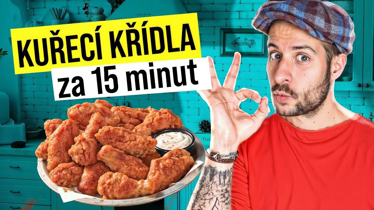Kuřecí křídla za patnáct minut z horkovzdušné fritézy!