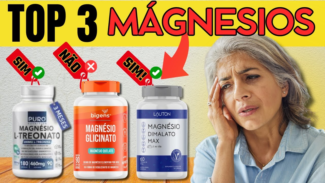 3 Melhores Marcas de Magnésio em cápsula para Comprar | Qual Magnésio ...