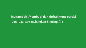 Membagi,Membuat,dan Merapihkan partisi Menggunakan VirtualBox + Sharing file