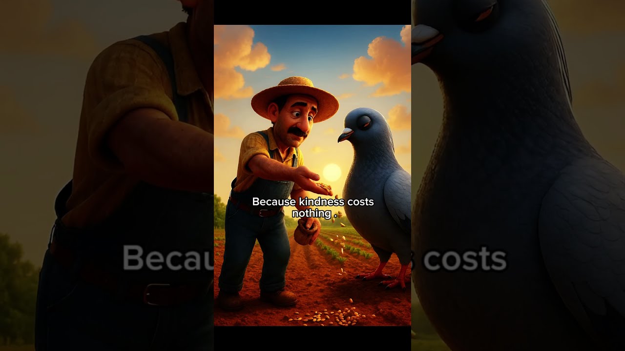 The Giant Pigeon Who Helped A Farmer Shorts Moralstories Kindness Ytshorts