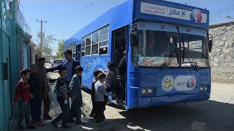 Mobile libraries restart for the first time in Kabul since Taliban takeover