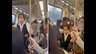 Taiwan, il momento della potente scossa di terremoto su un treno: il video