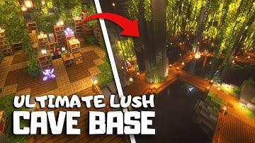 I Built the ULTIMATE Lush Cave Base in Minecraft