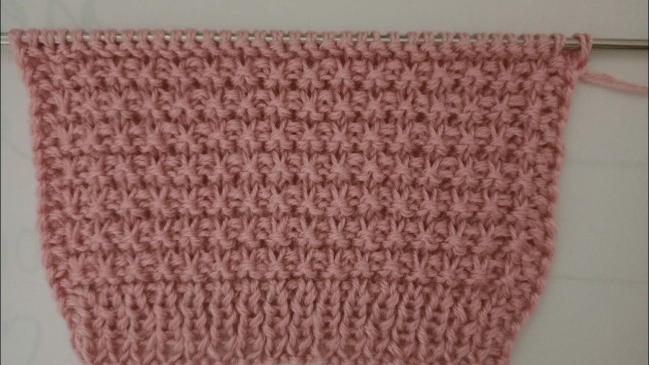 Простой плотный узор спицами. Вяжется на Ура!