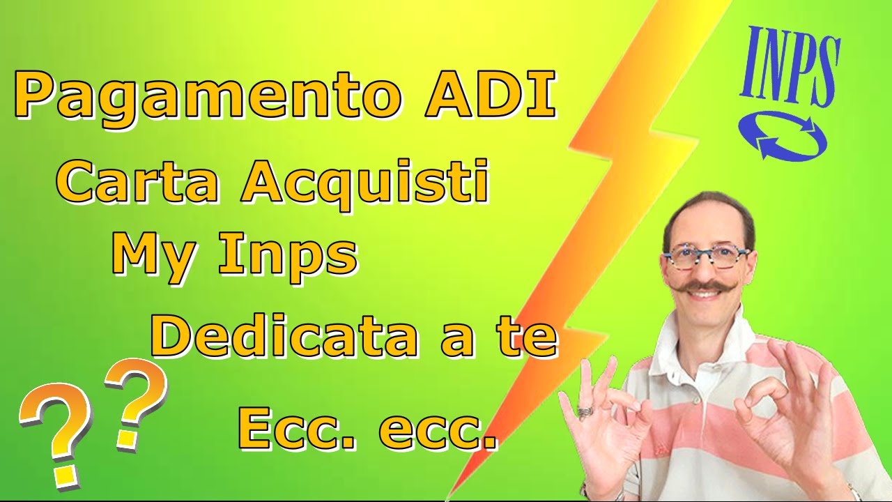 Pagamento ADI Carta Acquisti My Inps Dedicata A Te Questa Ed Pagamento adi carta acquisti my inps dedicata a te questa ed