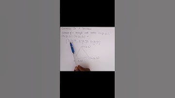 Centroid of a triangle(3-D Geometry)#shorts #mathshorts  #3dgeometry