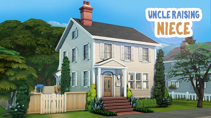 Uncle Raising Niece || The Sims 4: Speed Build