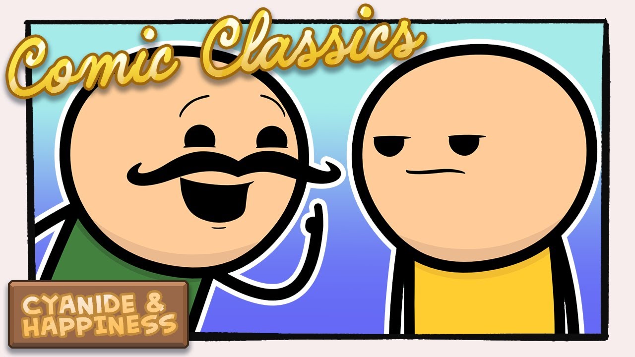 Mustache | Cyanide & Happiness Comic Classics #shorts