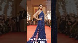 There is always a big predator #rampwalk #yasmin #loreal #curator #modeling  #trendingshorts