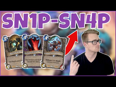 Hearthstone | SN1P-SN4P OTK | Wild Combo Mech Warlock | Rise of Shadows