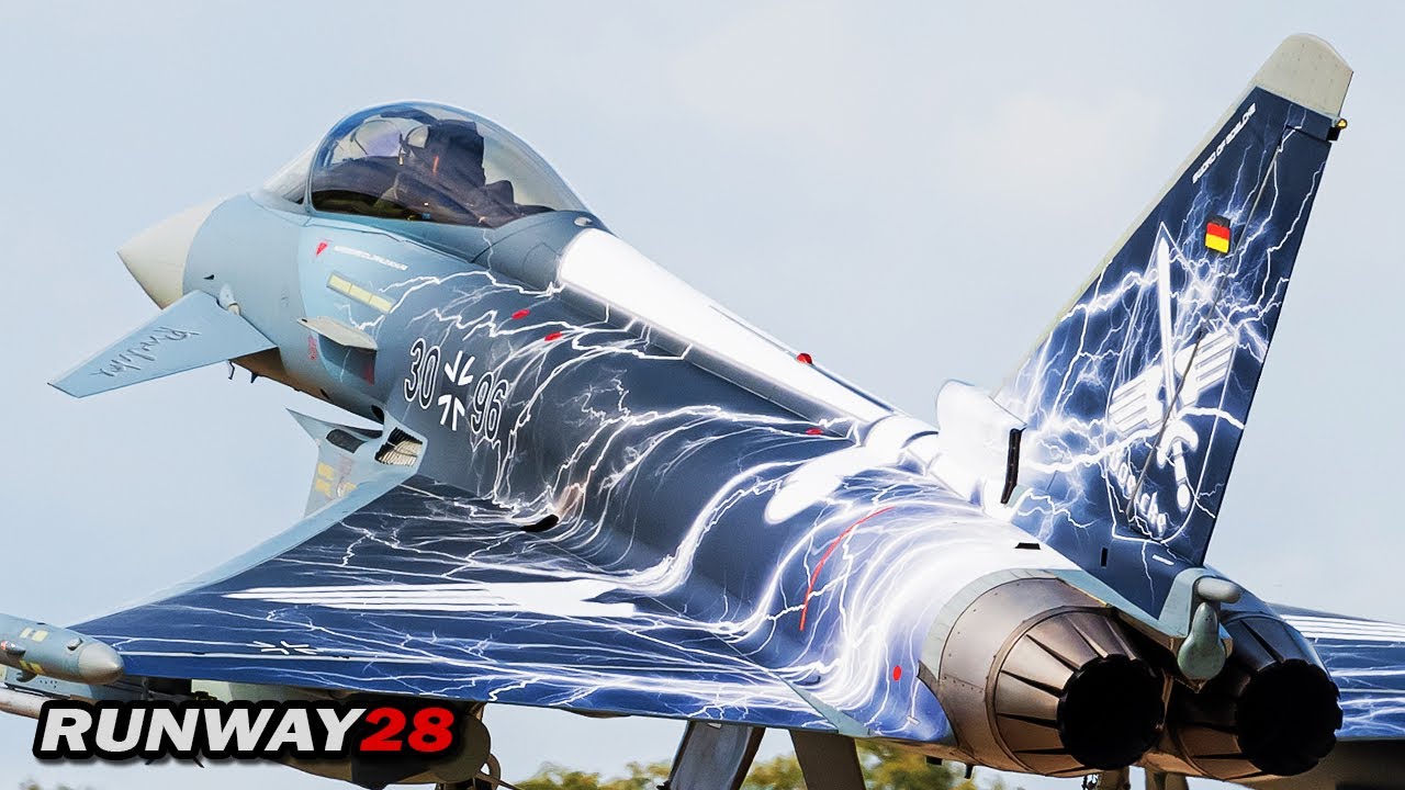 Blue Wings 2020; German EF2000 Eurofighter - Launch at Norvenich Air Base