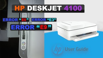 How to Fix HP DeskJet Error "E0" on 2700, 3700, 4100, and 4133e Printer