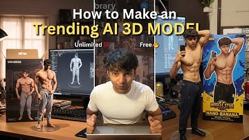 How to make 3d ai model figure / figurine character free trending viral gemini nano banana
